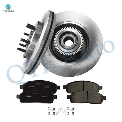 6 F 330mm Brake Rotor and Hub-D1083 7915 Brake Pad For 2006 2007 Lincoln Mark LT Foto 1 de 4