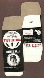 Scatola palla WIFFLE 1976 aperta THURMAN MUNSON FOTO New York Yankees - Foto 1 di 2