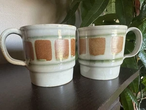 Iron Mountain Stoneware Retired Whispering Pines Grandmug Set of 2 Discontinued - Picture 1 of 14
