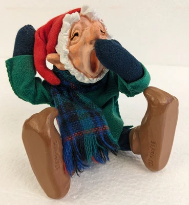 Simpich Character Doll ELF,  OLLIE, Hand Made, 3.5" Tall, Out of Prod., EUC - Image 1 of 4