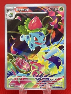 Juego de Cartas Coleccionables Pokémon Ivysaur 134/132 S&V Mega Evolución Ilustración Raro 2025 Casi Nuevo - Imagen 1 de 2