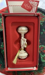 Lenox 2020 Annual Baby’s First Christmas Rassel Ornament Keramik DETAILS LESEN - Bild 1 von 16