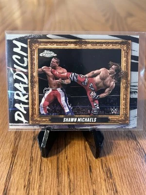 2025 Topps Chrome WWE Shawn Michaels #PAR-SML Paradigm BASE - Image 1 of 2
