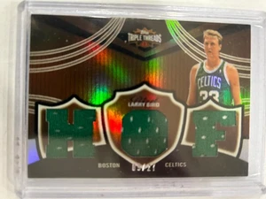 Larry Bird Jersey Card /27 RARE 2007 Topps Triple Threads Relic Card - Picture 1 of 2
