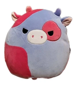 Squishmallow Day 2025 Sue the Cow 8 inch NEW with Tags Blue Pink Rare - Picture 1 of 6