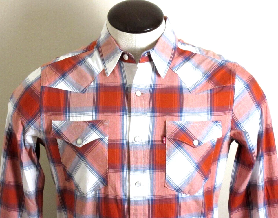 Levi's Men's Classic Fit Western Long-Sleeve Shirt Multi Size XXL 4993