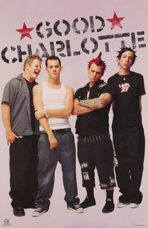 POSTER : MUSIC : GOOD CHARLOTTE - GROUP  POSE - FREE SHIPPING !  #6558 - Image 1 of 1