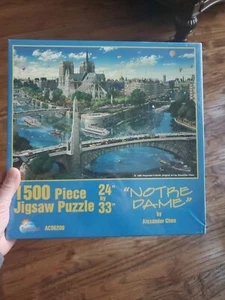 NIB - Notre Dame 1500 piece Puzzle by Suns Out Designer Alexander Chen #AC56200 - Picture 1 of 6