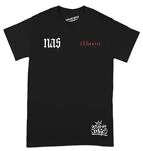 Illmatic Nas Hip Hop Junkie T-Shirt Schwarz Rap Legend Tee Unisex 90s Musik Tee - Bild 1 von 8