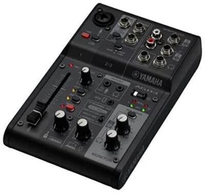YAMAHA AG03MK2 B Black 3ch Live Streaming Mixer USB Audio Interface New in Box - Image 1 of 3