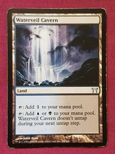 Magic The Gathering CHAMPIONS OF KAMIGAWA WATERVEIL CAVERN single land card MTG