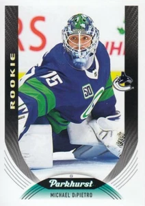 2020-21 Michael DiPietro Parkhurst Rookie Vancouver Canucks Hockey Card #307 - Picture 1 of 2