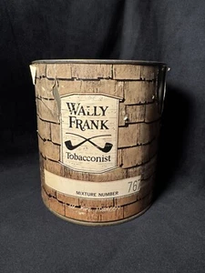 Vintage Original Wally Frank Tobacconist Metal Tin New York - Picture 1 of 11