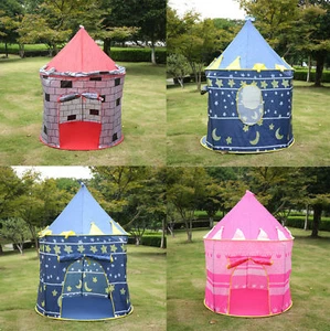 Tienda de juego plegable portátil para niños castillo cubby casa de juegos exterior interior tienda de juguete - Imagen 1 de 16