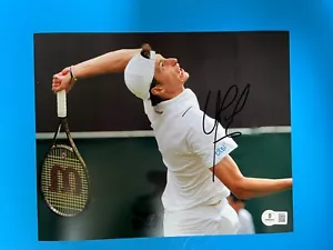 FOTO Beckett BAS Autenticada de tenis Ugo Humbert automática 8x10 - Imagen 1 de 2