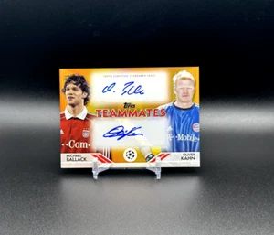 2024-25 Topps UEFA Club Competitions Ballack & Kahn Teammates Autograph 14/25 - Bild 1 von 2