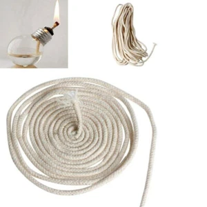 20x Round Cotton Wicks Burner Replacement for Kerosene Alcohol Lamp Oil Lantern - Picture 1 of 20