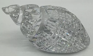 Vtg Waterford Crystal Hermit Crab Shell Paperweight 5.5” Tall Cape Collection - Picture 1 of 7