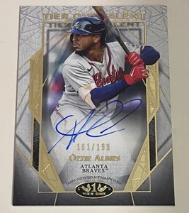 Topps Tier One Tier One Talent Auto 2022/199 Ozzie Albies #181 - Imagen 1 de 1