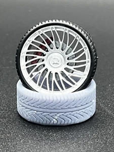 1/24 Scale Resin 25” Full Wheel Set For Scale Modeling - Picture 1 of 6