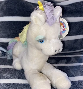 1983 In Rainbow Forest Unicorn Plush Dawn Enesco New With Tag Rare Hard to Find - Picture 1 of 16
