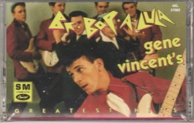 New GENE VINCENT ‎Greatest Hits CASSETTE TAPE 1989 Be-Bop-A-Lula 50s Rockabilly - Image 1 of 3