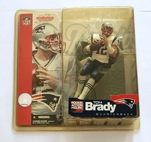 2002 - NFL TOM BRADY PATRIOTS ROOKIE ACTION FIGURE by McFARLANE TOYS - Picture 1 of 3
