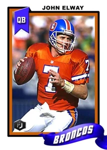 ACEO JOHN ELWAY DENVER BRONCOS MASSGESCHNEIDERTE HANDGEFERTIGTE KUNSTKARTE - Bild 1 von 2