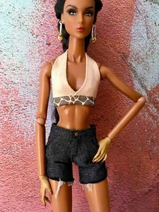 Bouutique Splash Bikini Top per Bambola NuFace/FR 12,5" - Foto 1 di 3
