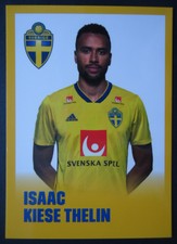 Isaac Kiese Thelin Schweden Sverige Sweden Autogrammkarte # 5998