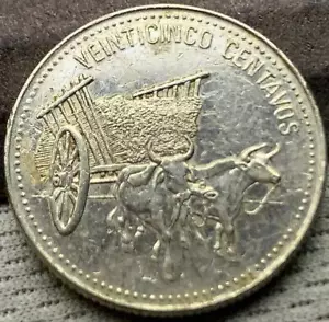 1990 Dominican Republic 25 Centavos Coin #X32 - Picture 1 of 2