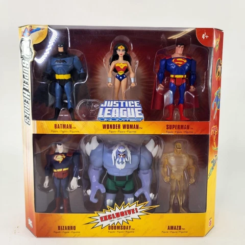 DC Super Heroes Justice League Unlimited EXCLUSIVE Doomsday Figure 6-Pack NEW Cover