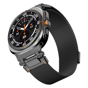 Milanaise Magnetarmband für Galaxy Watch Ultra Edelstahl Metall Stecker - Bild 1 von 29