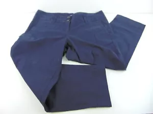 Lands End True Navy Stretch Weekend Chino Capri Size 10 34/24 - Picture 1 of 8