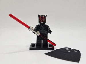 LEGO minifigure Darth Maul w printed legs sw0650 Star Wars 75096 Episode 1 cape - Picture 1 of 4