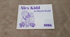 Notice / Manual Alex Kidd In Miracle World Sega Master System 