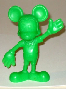Vintage 1971 MARX Walt Disney's MICKEY MOUSE Figure! Green Plastic Figurine! - Bild 1 von 6