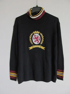 Tommy Hilfiger Knit Turtleneck Sweater-Navy with Detail Stripes-Crest-Size M-NWT - Picture 1 of 12