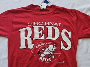 Vintage Artex Cincinnati Reds T-Shirt Herren M Rot 80er Retro Sport USA Single - Bild 1 von 7
