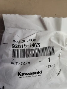 Kawasaki Counter Shaft Sprocket Nut 92015-1963 - Picture 1 of 2
