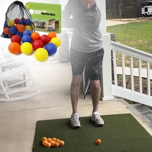 Colored 24 Pack Foam Golf Practice Balls Limited Flight Driving Range - Picture 1 of 36