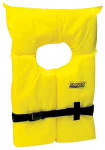 Seachoice 86020 Adult Yellow Type II Personal Flotation Life Vest - Picture 1 of 1