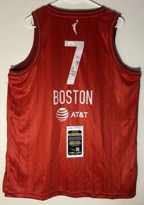 Aliyah Boston Signed Indiana Fever Jersey Autographed JSA COA - Image 1 of 4