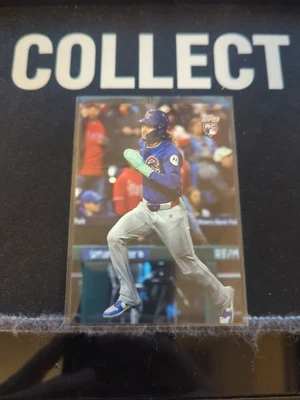 2025 Topps Update #US128 Kevin Alcantara No Border SP RC Debut Cubs - Image 1 of 3