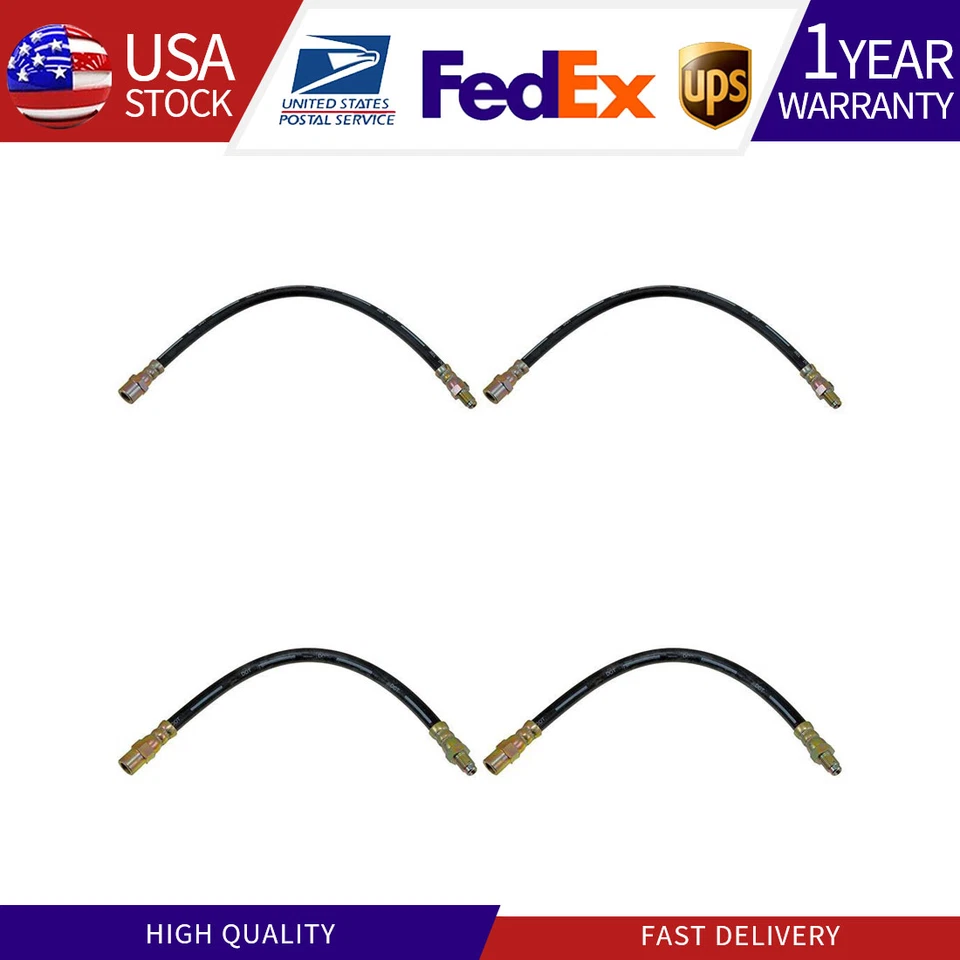 Dorman Front Rear Brake Hose 4 For Mercedes-Benz 280SE 1977-1980 - Image 1 of 4