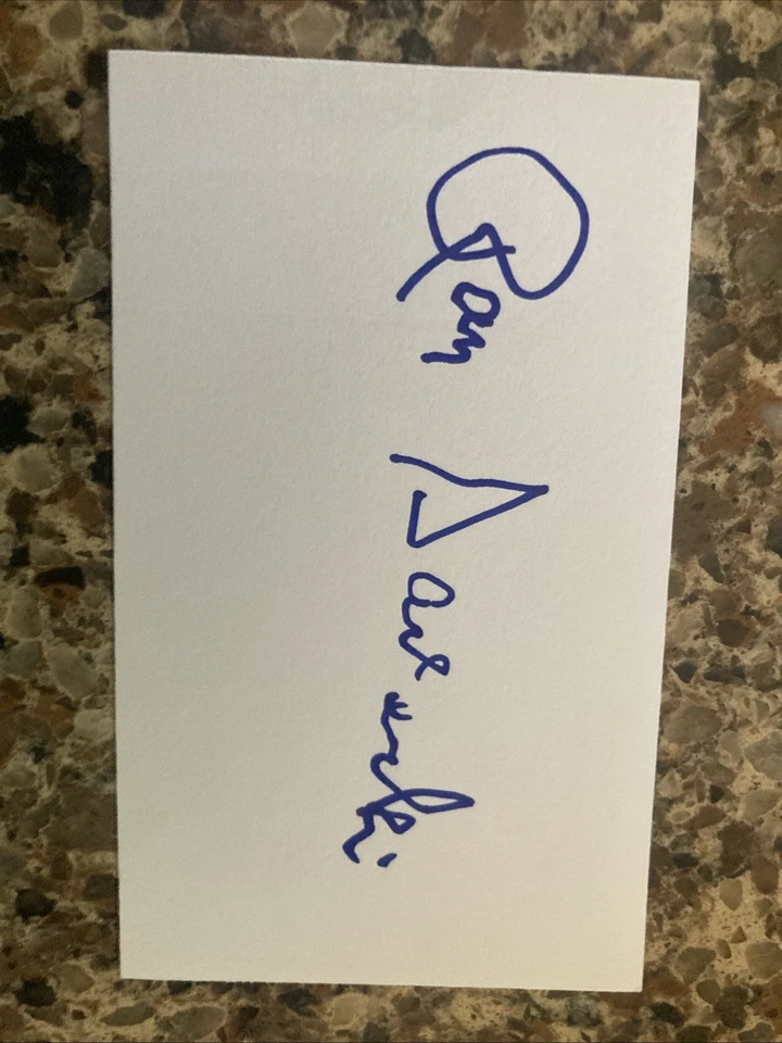 Ray Sadecki Signed 3x5 Index Card, 1964 World Series Champion, 20 Game Winner - Image 1 of 1