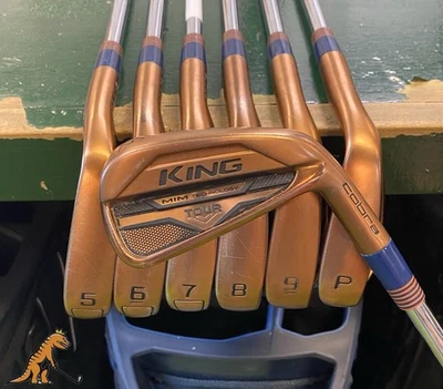 Used Cobra King MIM Tour Copper Iron Set 4-PW NS Pro Modus Tour 125g Extra Stiff - Image 1 of 4