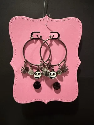 Juego de 2 pares de pendientes Pesadilla antes de Navidad Foto 1 de 2