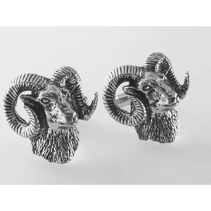 Bighorn Ram's Head Cufflinks. - Picture 1 of 1