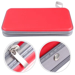 80 Capacity CD-Tasche Reisen DVD-Hüllenhalter DVD-Aufbewahrungshüllen - Afbeelding 1 van 12